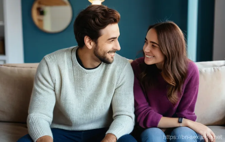 성교육과 성적 커뮤니케이션 스킬 - **Prompt for "Open Communication and Deepening Connection"**:
    "A diverse young adult couple (mid...