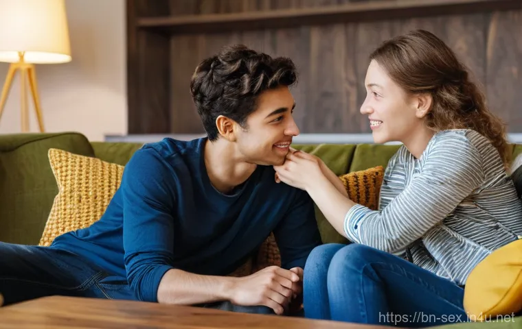 성교육과 안전한 성생활 - **Understanding One's Body and Self-Care:**
    "A diverse group of teenagers, fully clothed in age-...