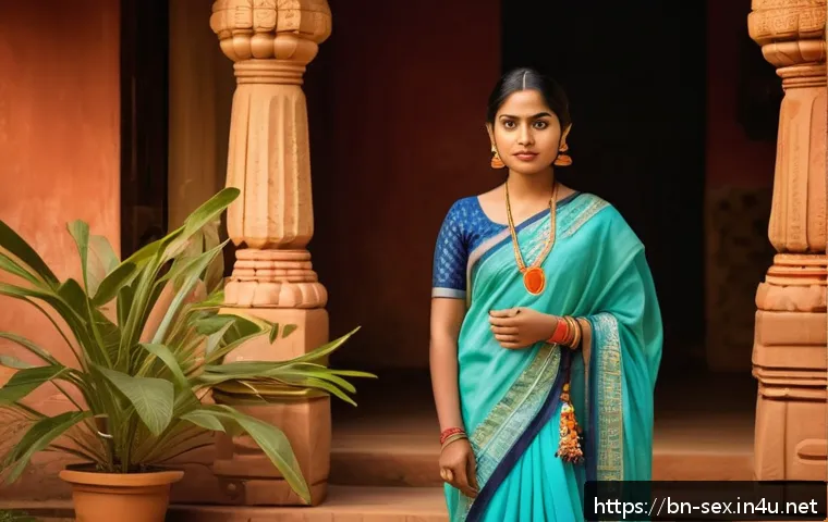 성교육과 성적 자율권 - A respectful and empowering scene of a young Bengali woman standing confidently in a traditional yet...